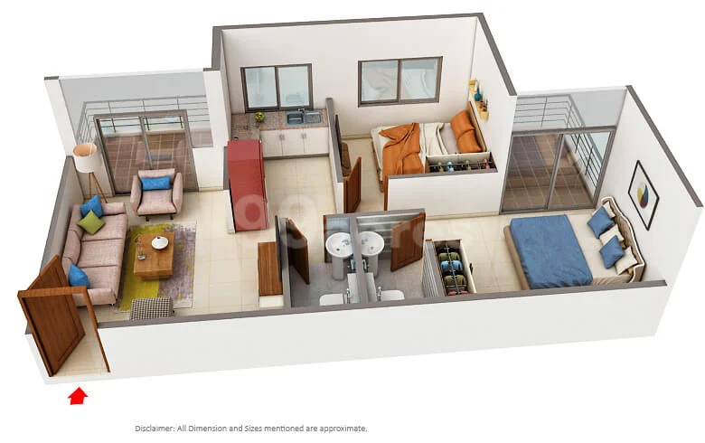 3 BHK floor plan (preview)
